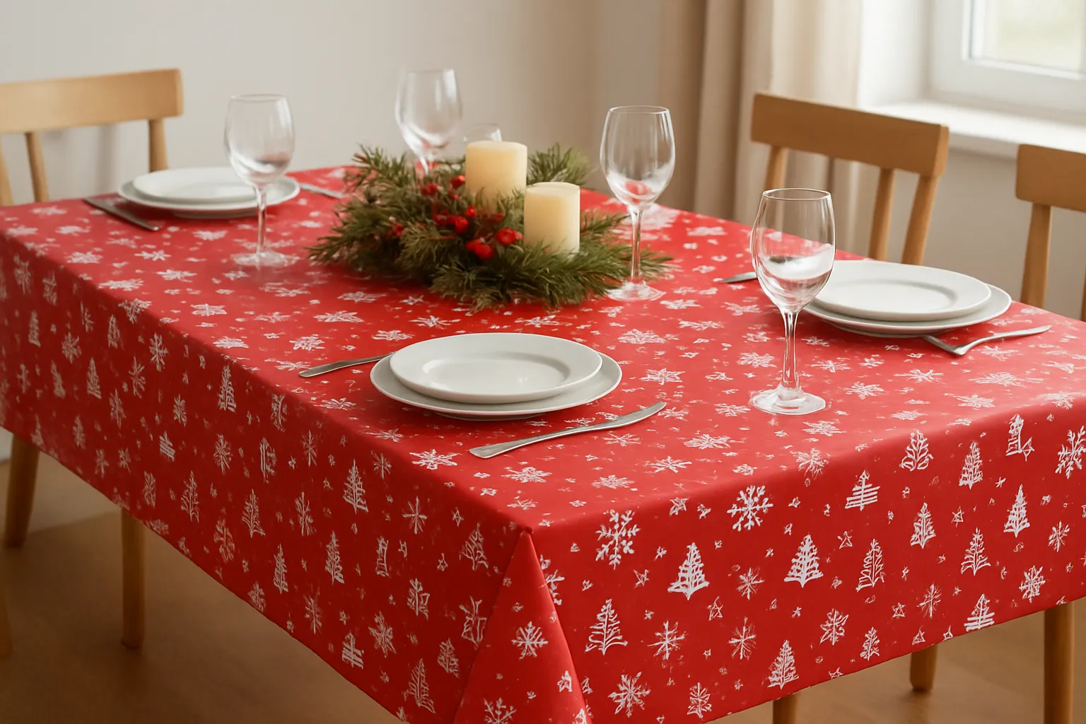 Choosing the Right Disposable Christmas Tablecloth hero image